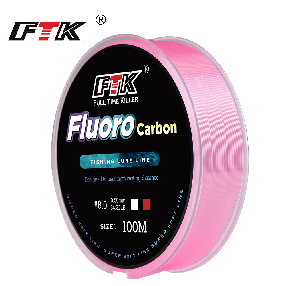 FTK 100m 4.13-34.32LB Fluoroca - Fluorocarbon Line review and price