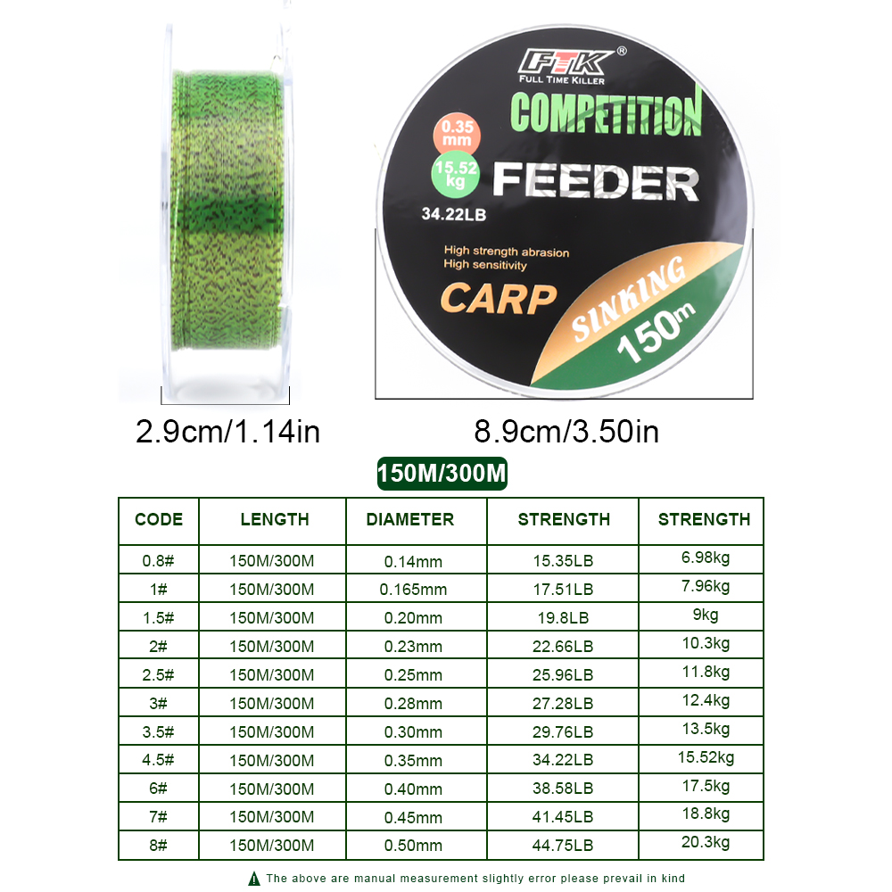 FTK  3D Invisible Carp Fishing - Fluorocarbon Line review and price